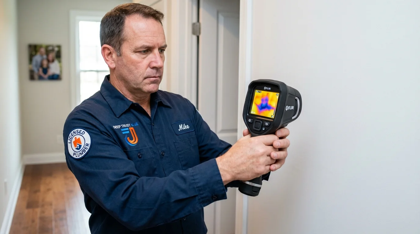 Thermal imaging leak detection by Johns Plumbing LLC in Kimberly